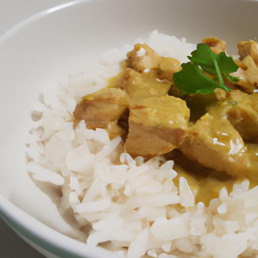 Zázvorový kuřecí curry s rýží