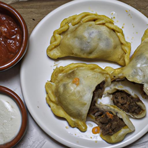 Empanadas con carne y huevo