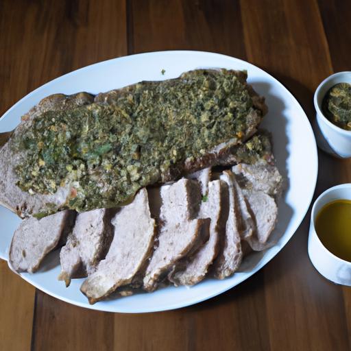 Asado argentino s chimichurri omáčkou