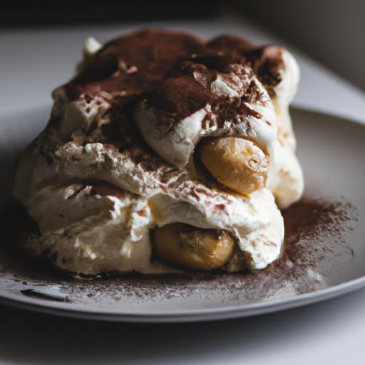 Tradiční italské tiramisu s mascarpone