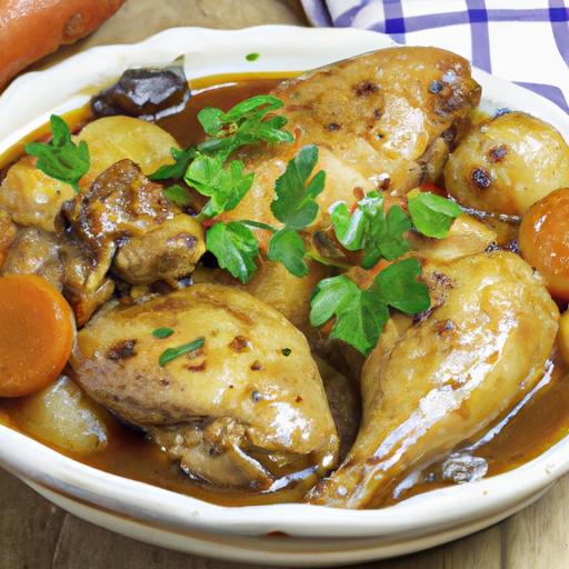 Kuře Coq au Vin