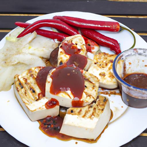 Grilovaný tofu s omáčkou BBQ