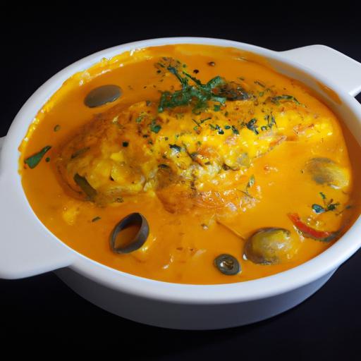 Moqueca de peixe na kokosu