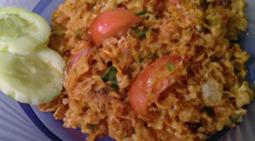 Indonéský národní pokrm „nasi goreng