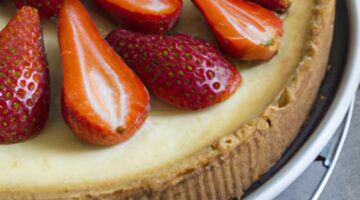 Newyorský cheesecake s jahodami