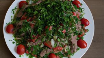 Tabbouleh s jahňacím masem