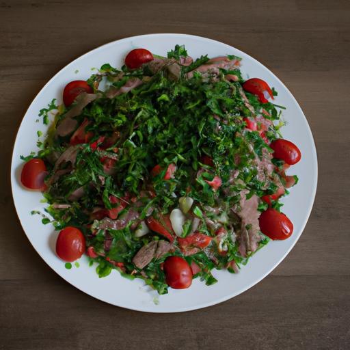 Tabbouleh s jahňacím masem