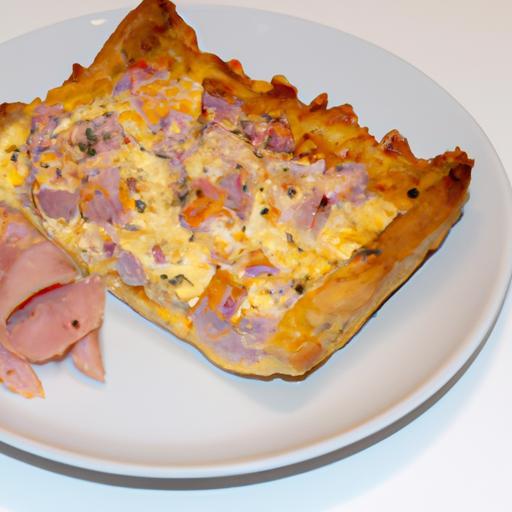 Kuřecí quiche Lorraine s šunkou