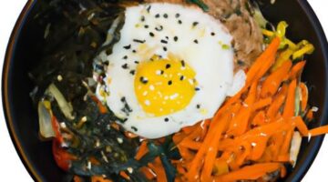 Bibimbap – tradiční korejská směs rýže a zeleniny