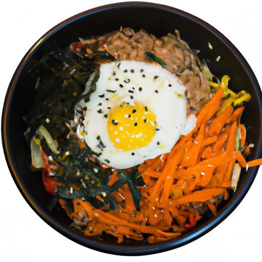 Bibimbap – tradiční korejská směs rýže a zeleniny