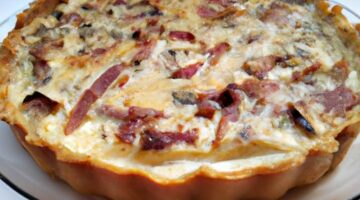 Quiche Lorraine s vepřovou slaninou