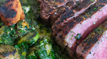 Asado s chimichurri a chimichurri