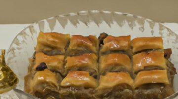 Baklava s oříšky a skořicí