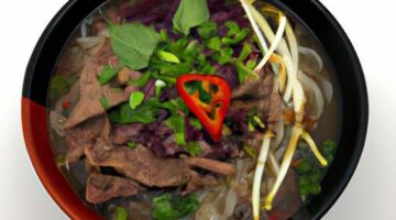 Phở bo vietnamese beef noodle soup