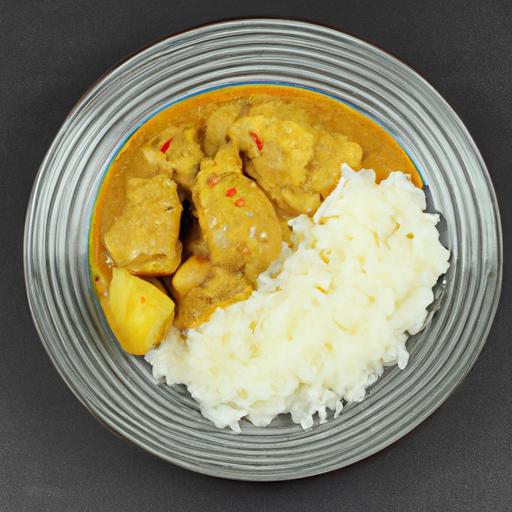 Pikantní kuřecí curry s rýží