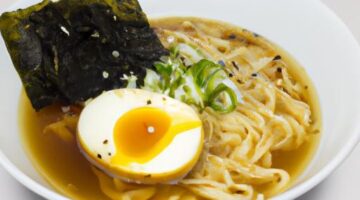 Ramen s vajíčkem a nori