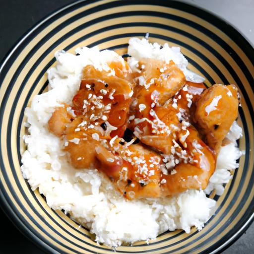 Japonské kuřecí teriyaki s rýží