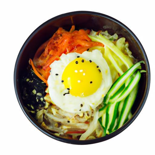 Bibimbap – tradiční korejské směsi rýže a zeleniny