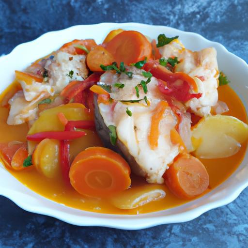 Bouillabaisse s dušenou zeleninou