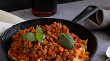 Ragu bolognese s červeným vínem