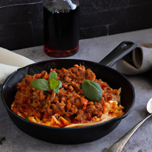 Ragu bolognese s červeným vínem