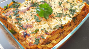 Veganské lasagne s čerstvými bylinkami