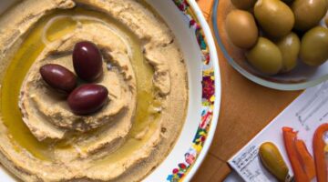 Recept: Hummus s tahini a olivami