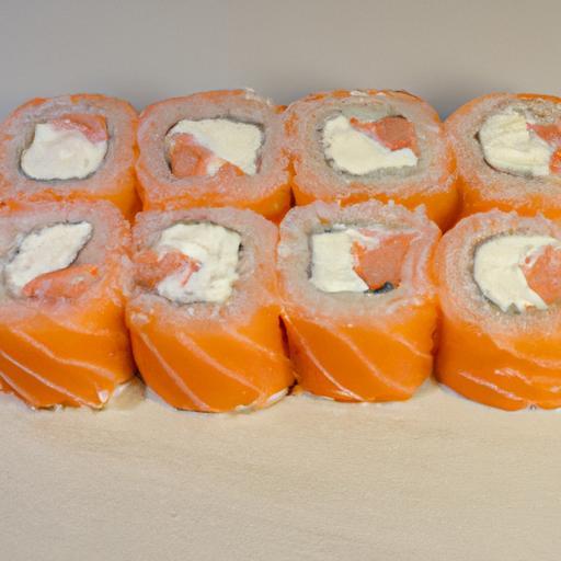 Sushi rolky z lososa