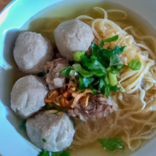 Bakso – indonéské masové nudle