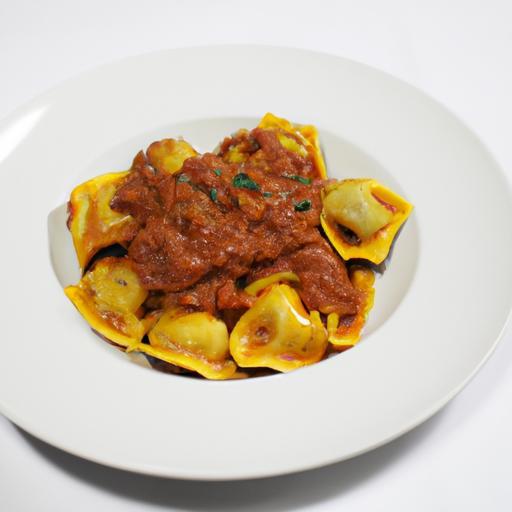 Ragu alla bolognese raviole