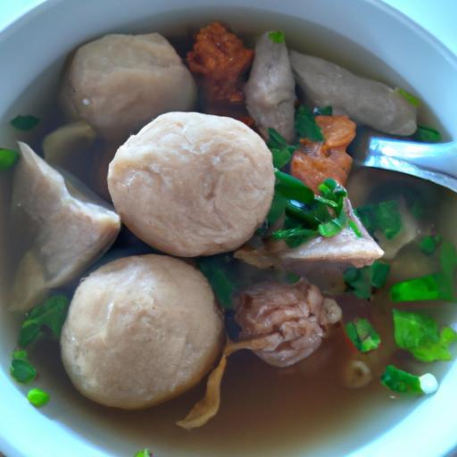 Bakso – tradiční indonéský polévkový pokrm