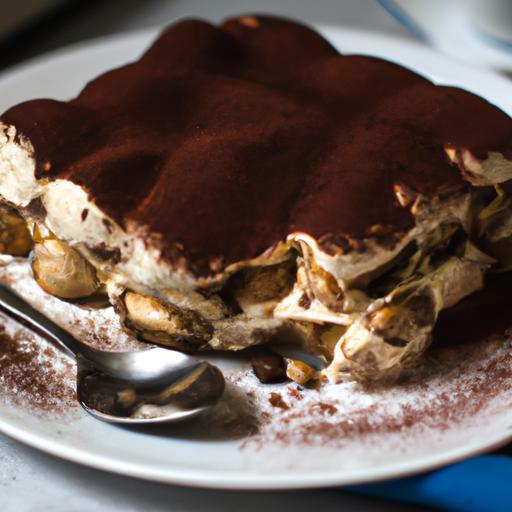 Italské tiramisu s mascarpone a kávou