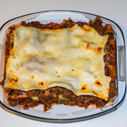 Italské lasagne s hovězím masem