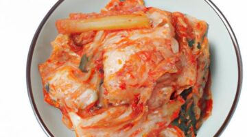 Kimchi, tradiční korejský fermentovaný zelí