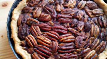 Pecan pie s medem a oříšky