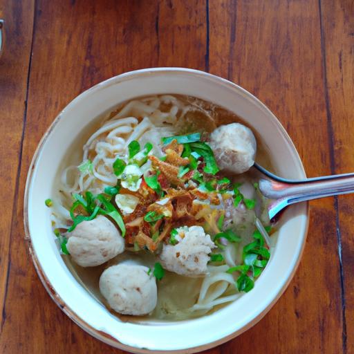 Bakso – indonéské nudlové polévka