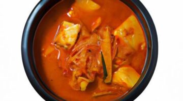 Kimchi jjigae – korejský pikantní polévka