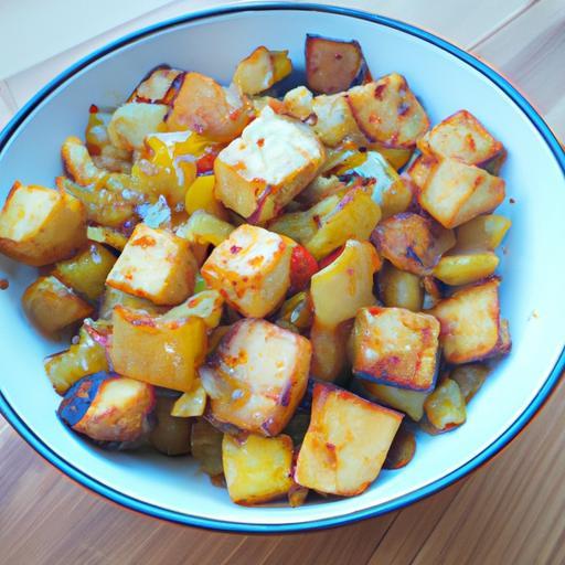 Kung Pao Tofu s brambory