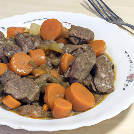 Hovězí Bourguignon s karotkou