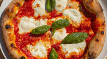 Pizza Margherita bez lepenkového dna