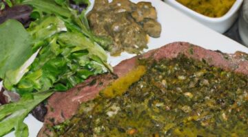 Argentinské steak s chimichurri