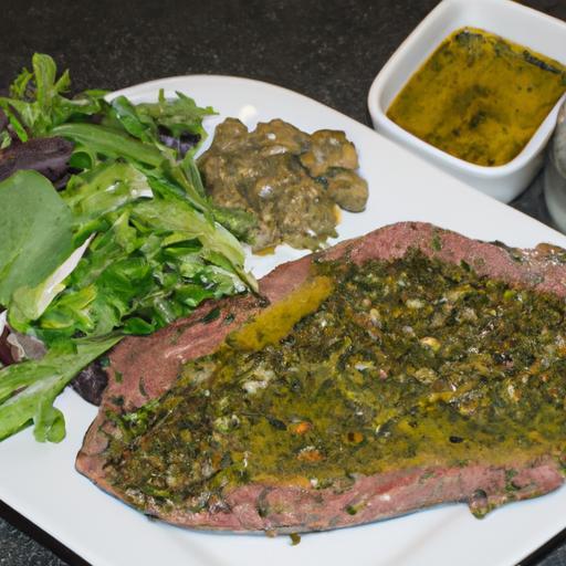 Argentinské steak s chimichurri