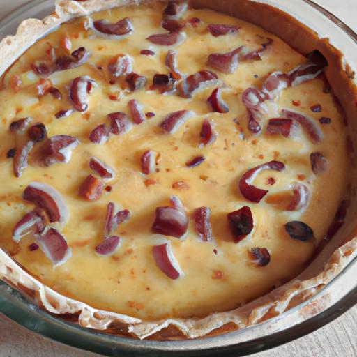 Quiche Lorraine s cibulí a slaninou