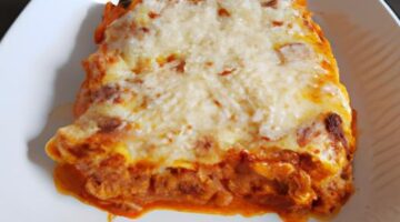 Lasagne Bolognese se sýrem Parmezán