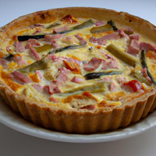 Quiche Lorraine s míchanou zeleninou