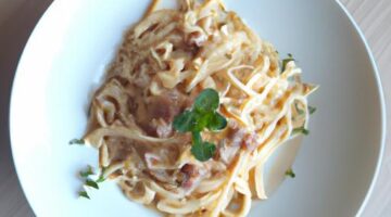 Carbonara s čerstvými bylinkami