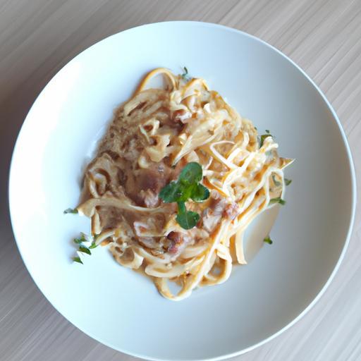 Carbonara s čerstvými bylinkami