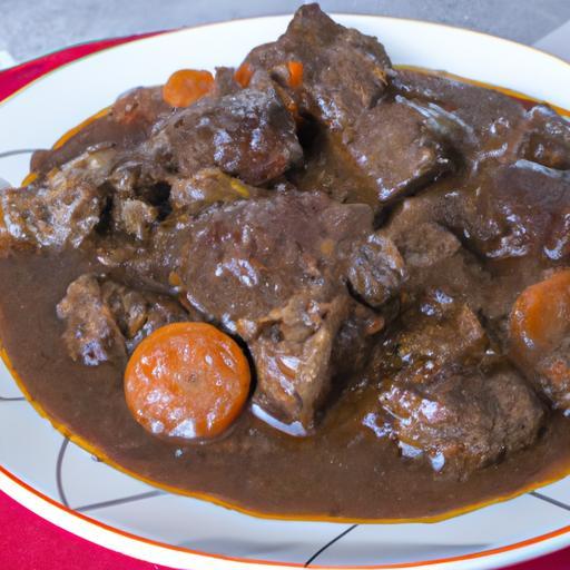 Beef bourguignon s červeným vínem