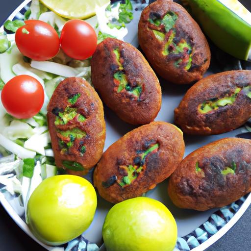 Irácká kuřecí kofta kabab