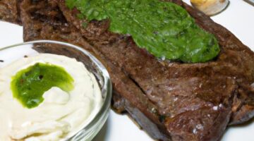 Argentinský steak s chimichurri sauce